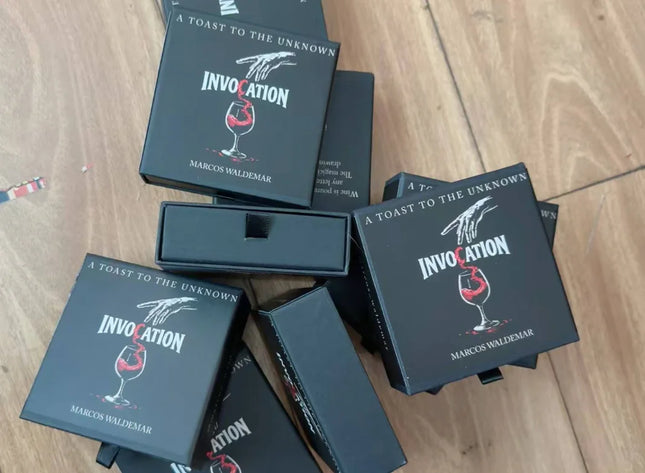 Invocation Trick by Invisible Compass Wine Reveal Mind Reading Mentalism Close Up Illusion Gimmick Magician Props Magic Tricks