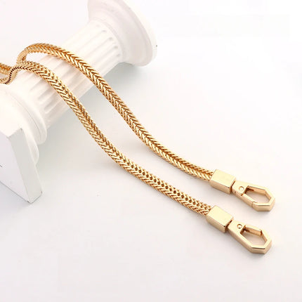Bag Chain DIY Bag Strap 7mm Replacement Purse Chain Shoulder Bag Straps Small Handbag Purse Handle Chains Bag Parts