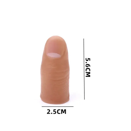 Rubber Fake Fingertip Magic Set Fingertip Magic Props Magician Accessories Creative Professional Halloween Gift