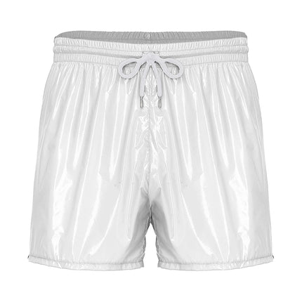 Men Waterproof Jogging Pants Built-in Briefs Boxer Shorts for Jazz Dance Workout Beach Cycling Wear Sports Trousers Long Pants