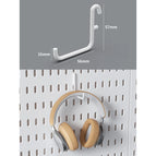 White M Hook-2pcs