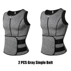 2 PCS Gray / L / China Mainland