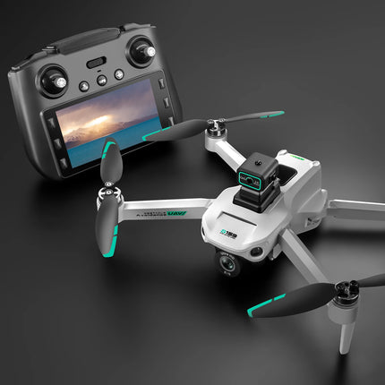 GPS Brushless Drone Dual Camera 5G Transmission 2KM Range Optical Flow Hover Intelligent Follow Drop Resistant Aerial RC Drone