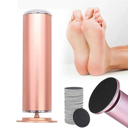 Plug-in Electric Foot File Callus Remover with 60Pcs Sandpaper Discs Adjustable Speed Pedicure Machine EU/US/UK Plug