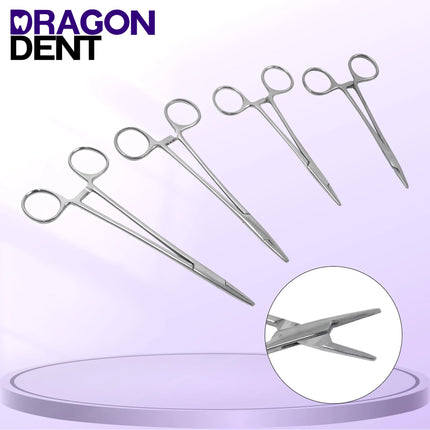 DRAGON DENT Dentist Surgical Instrument Dental Needle Holder Pliers Forceps Orthodontic Tweezer Stainless Steel  Tool