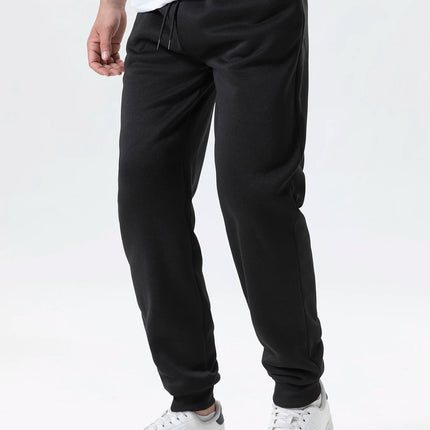Mens Casual Pants Autumn Winter Fleece Sweatpants Men Joggers Elastic Waist Sport Casual Trousers Baggy Fitness Gym Clothing
