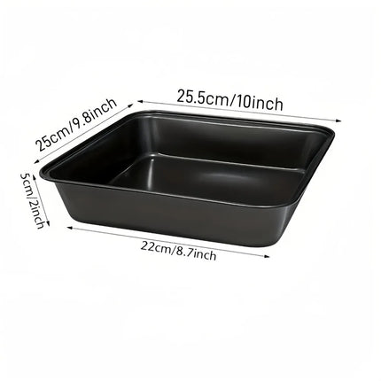 Nonstick Rectangular Carbon Steel Roasting Pan | Rustproof Baking Tray for Bread Cake Professional Kitchen Utensils Carbon Steel