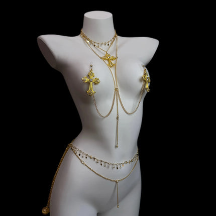 2026 Gold Nipple Clamps with Fringe Body Chain for Women Nipple Massage Body Decoration SM Stimulation Adult Toy sex product 18+