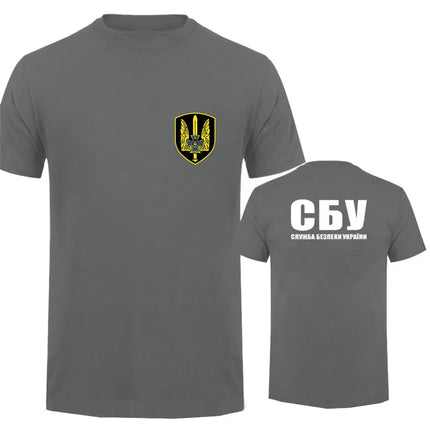 New Fashion Summer New Spetsnaz Ukraine Special Forces Alpha Group Military T-Shirt Print T Shirt Men