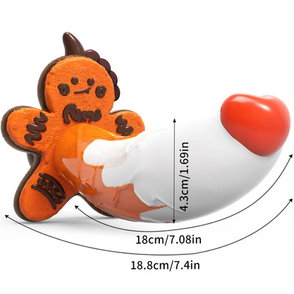 Monster Dildo Silicone Fantasy Colourful Cute Dildo Gingerbread Man Strong Suction Cup Dragon Dildo Anal Plug Sex Toys For Women