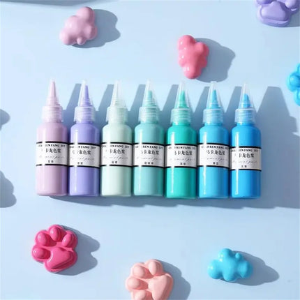 50g/Jar Paste Pigment Epoxy Resin UV Glue Colorant Dye Makaron Pigment DIY Epoxy Resin Mold Jewelry Making Art Paste Dye Gadget