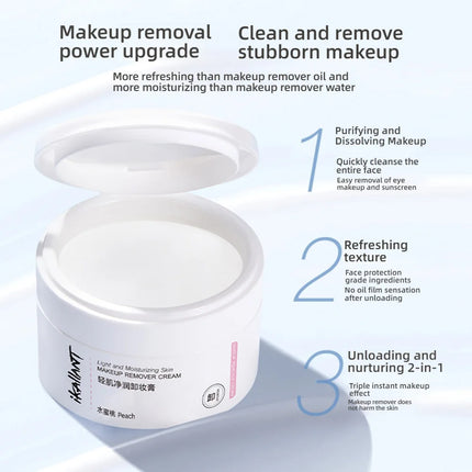 Cleansing Makeup Removal Cream Light Moisturizing Deep Cleansing Facial Makeup Gentle Makeup Remover Product