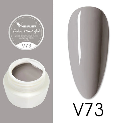 VENALISA Color Mud Gel Pure DIY Nail Art Design UV Gel Polish Professional Manicure Varnishes for Quality Artistry
