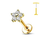 Gold Color-6 / 0.8x8mm