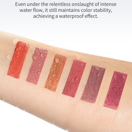 YOUNG VISION 6-Color Matte Velvet Lip Gloss Silky Smooth, Long-Lasting Color Seductive Feminine Lip Makeup