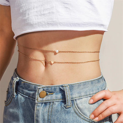 Fashion Boho Gold-plate Multilevel Star Moon Butterfly Snake Pendant Long Waist Chain For Women Beach Sexy Body Chains Jewelry