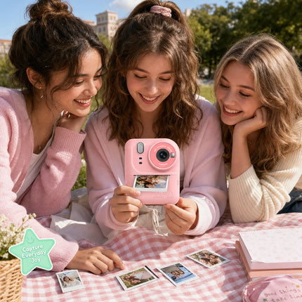 2026 New Kids Camera Cartoon Digital Camera with Stand HD Photo Video Recorder Mini Toddler Toy Birthday Gift for Boys Girls