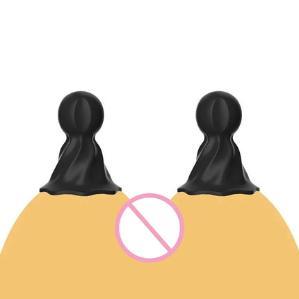 1Pair Nipple Sucker G Spot Stimulator Suction Cup Breast Massager Clitoris No Vibrator Sex Toy for Women Couples