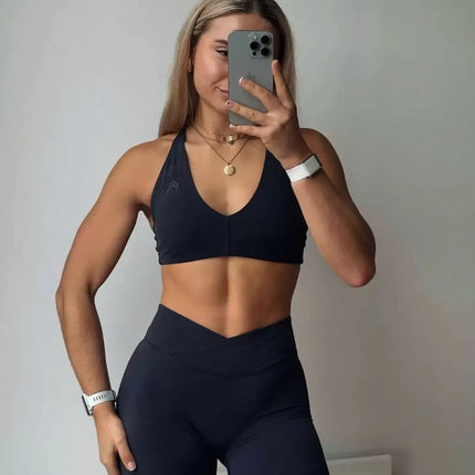 Women's Summer Vest Fitness Bra Shock-proof High-strength Suspension Breathable Quick-drying Yoga Vest Sports Underwear