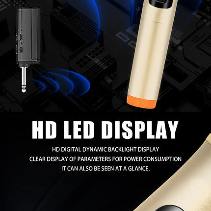 Lenovo Wireless Microphone 2.4G UHF Fixed Frequency 2 Channels Handheld Micphone For Live Party Karaoke Professional Meeting