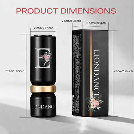 LIONDANCE Velvet Matte Lipstick Nude Soft Dark Color High Pigmented Long-Lasting Waterproof Lip Balm for Women Gift for Girls