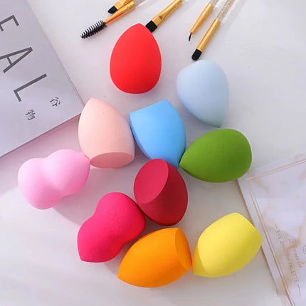 14PCS Makeup Sponge Set - 12 Ultra-Soft Beauty Blenders + 2 Storage Boxes, Latex-Free for Foundation & Powder