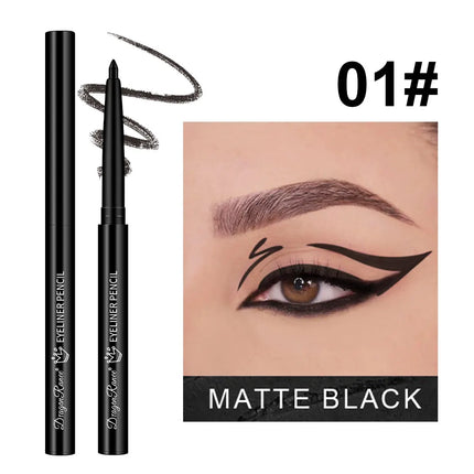 Eyeliner Pen Is Waterproof, Sweat-Proof, Does Not Smudge, Easy for Beginners to Use, Green, Purple, Black, Long-Lasting, Non-Fading Eyeliner Pen