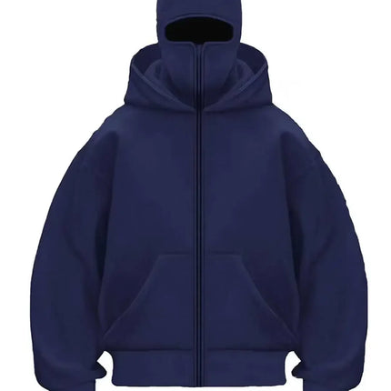 2025new  Autumn/Winter Women's Balaclava Y2K Gothic Harajuku Winter New Hooded Sportswear Women's Hooded Mask Zipper Sportswear
