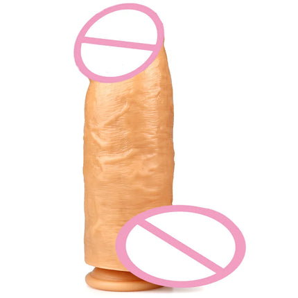 D 7.5CM SUPPER thick dildo Huge Realistic Giant Long Dildo Soft Silicone Vaginal Masturbators Penis Erotic Toy for Women - DILDO
