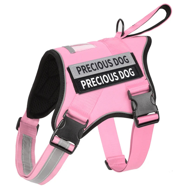 Dog Harness Reflective Breathable and Adjustable No-Pull Dog Vest Harness for Small Medium Large Dogs