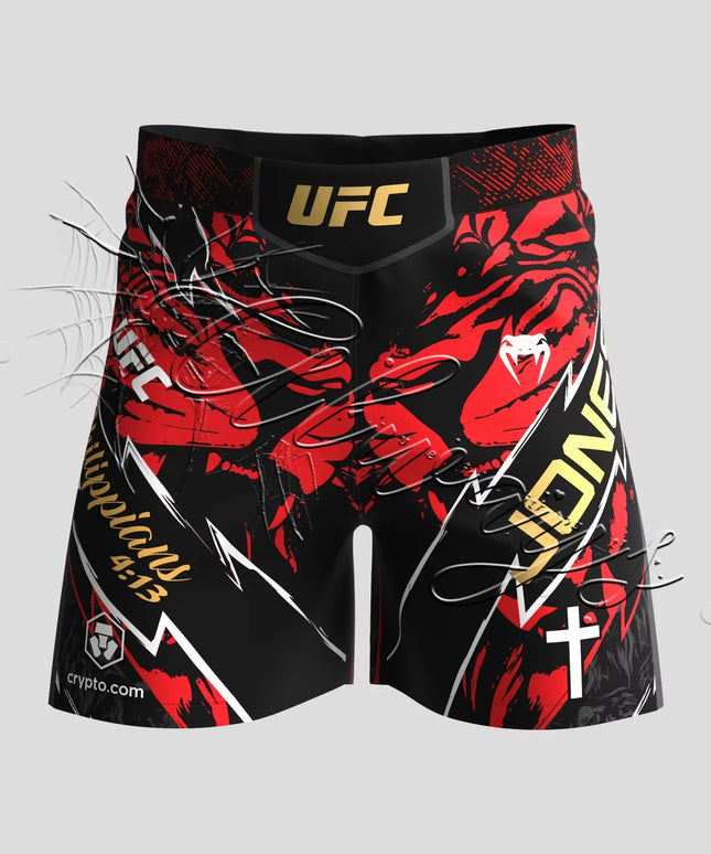 Best-selling UFC MMA Men's Sports Fitness Quick Drying Shorts Fighting Sanda Wrestling Authentic Octagonal Cage Fighting Shorts