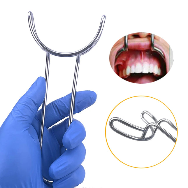 Dental Lip Retractor Mouth Expander Stainless Steel Intraoral Cheek/Lip Retractor Tools for Dental Procedures