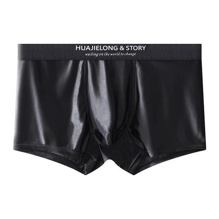 Men's Underpants Ice Silk Seamless Panties Men Underwear Smooth Breathable Boxer Shorts Underwear For Men