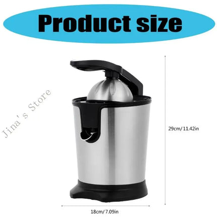 Electric Citrus Juicer for Orange Lemon Grapefruit 150W Motor Citrus Squeezer