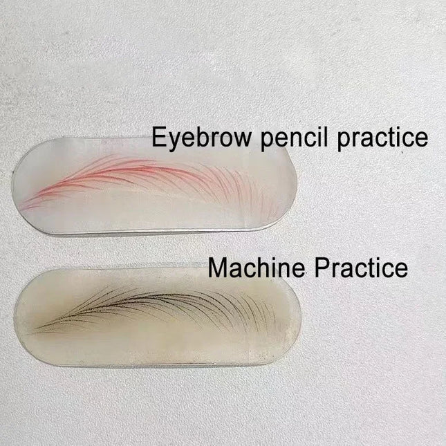 Practice practical operation of new eyebrows, eyebrow shape design, Silicone Tattoo Practice Skin eyebrow tattoo accessories