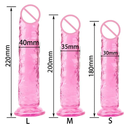 Cheap 5 Colors Small Transparent Dildo Suction Cup Jelly Dick Women Erotic Anal Sex Toys Soft Clitori Vaginal Masturbators Penis