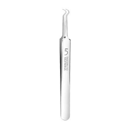 German Ultra-fine No. 5 Cell Pimples Blackhead Clip Tweezers Beauty Salon Special Scraping & Closing Artifact Acne Needle Tool