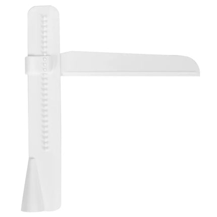 1 Cream Cake Smoother with Adjustable Height,Fondant Plastic Scraper,Smoothing Tool for Smoothing the Edges Plastic Scraper Tool