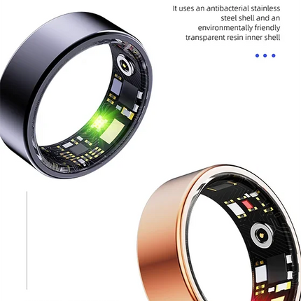 Smart Ring Equipped Motion Step Counting Healthmonitor,Sleep Monitor, Men's And Women's Waterproof Multifunctional Sports Ring