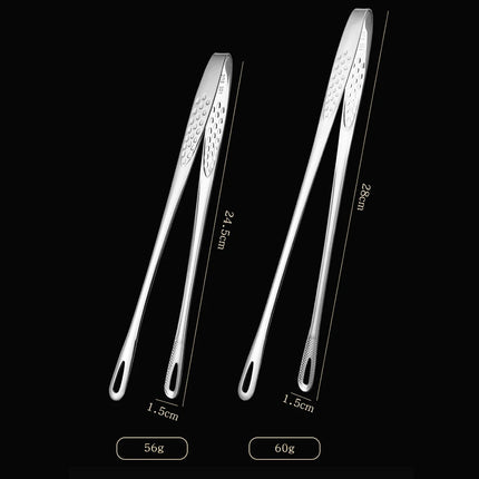 1Pcs 304 Stainless Steel Food Tongs Long Handle Non-Slip Barbecue Tongs Steak Tongs Kitchen Cooking Tools Kitchen Accessories