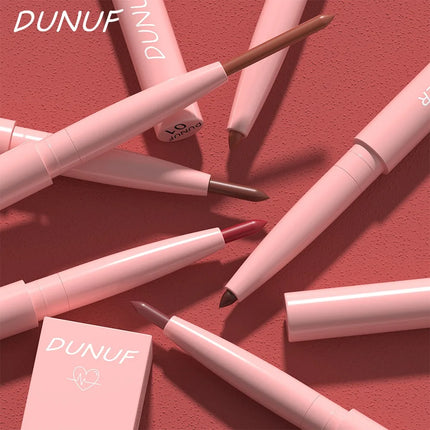 12color Velvet Matte Lip Liner for Easy Coloring Lip Makeup Nude Red Brown Tint Lipliner Soft Smooth Lasting Lipliner Crayon Set