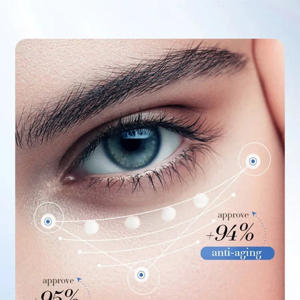 Caviar Eye Bag Removal Cream Hyaluronic Acid Anti-Wrinkle Firming Skin Fade Fine Lines Anti Dark Circle Puffiness Eye Care 20g