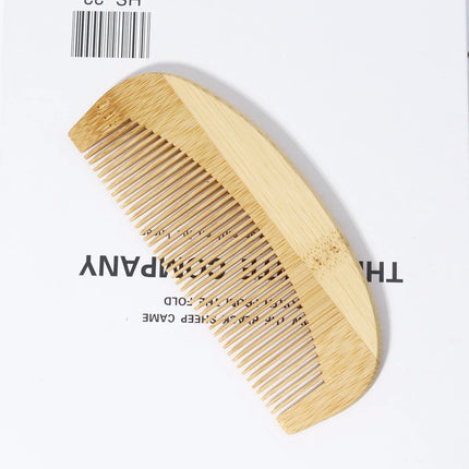 Natural bamboo and wood comb, anti-static wood comb, fine toothed comb, hair care styling comb, special for real hair wigs