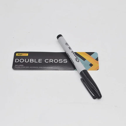 Double Cross Magic Trick Ink Vanishes Magia Magician Close Up Illusions Gimmick Mentalism Prop