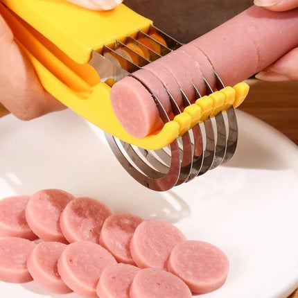 Slicer banana ham fruit ultra-thin manual creative multi-functional cutter melon cutting artifact kitchen special tool
