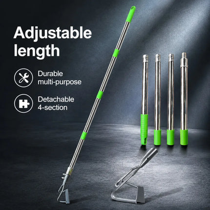 Gardening Weeding Rake Hoe Multifunctional Agricultural Soft Soil Shovel Turf Vegetable Garden Weeder Hand Tool
