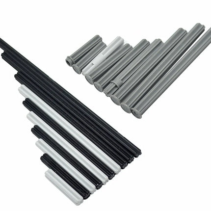 MOC Technical Cross Axle Bulk  Bricks Shaft Axle Assembles Particles Building Blocks Toy Compatible 6587 24316 15462 3737 3706