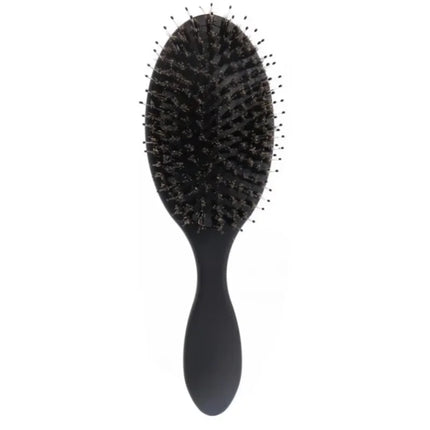 Matte Finish Boar Bristle Hair Brush Nylon Teeth Hair Extension Brush for Women Cushion Brush Hair Styling Smoothing Detangling