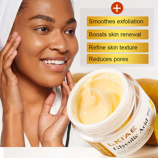 LKIAE Brightening Face Cream, Moisturizing, Reduce Black Spots, Hyperpigmentation, Wrinkles, Fine Lines, With Hyaluronic Acid