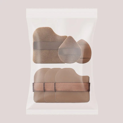 4/6PCS Makeup Blender Puff Air Cushion Foundation Sponge Loose Powder Puffs Cosmetic Applicator Tool Finger Sponge Makeup